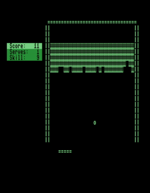 Breakout Style Games on CP/M